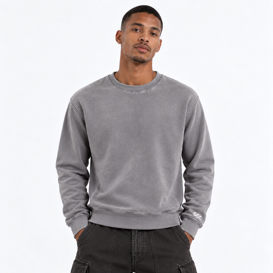 The Lockup Sweater, Orphan Clothing Company – Grey