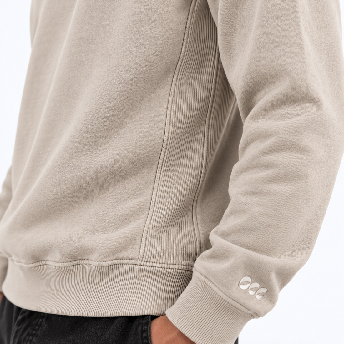 The Lockup Sweater, Orphan Clothing Company – Dune