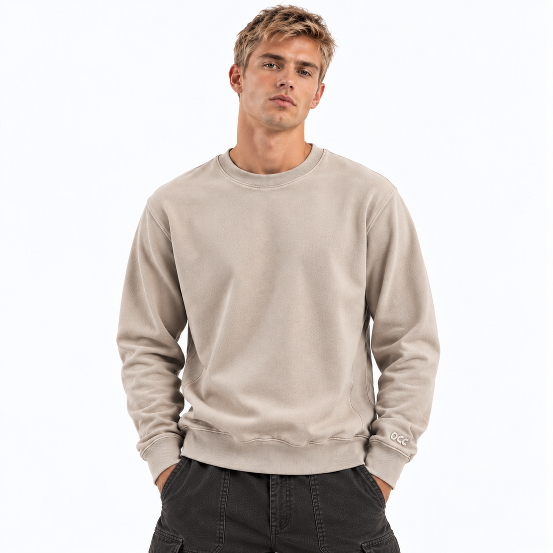 The Lockup Sweater, Orphan Clothing Company – Dune