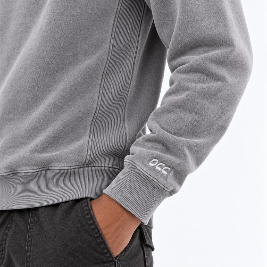 The Lockup Sweater, Orphan Clothing Company – Grey